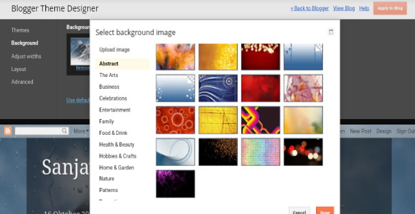 Cara Mengganti Background di Blog Dengan Gambar