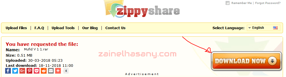 Cara Download di Zippyshare.com Secara Lengkap