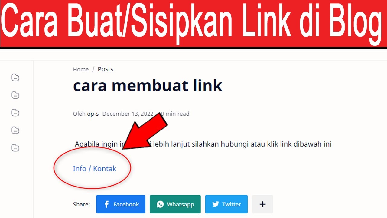 Cara Membuat Link Pada Gambar di Blog